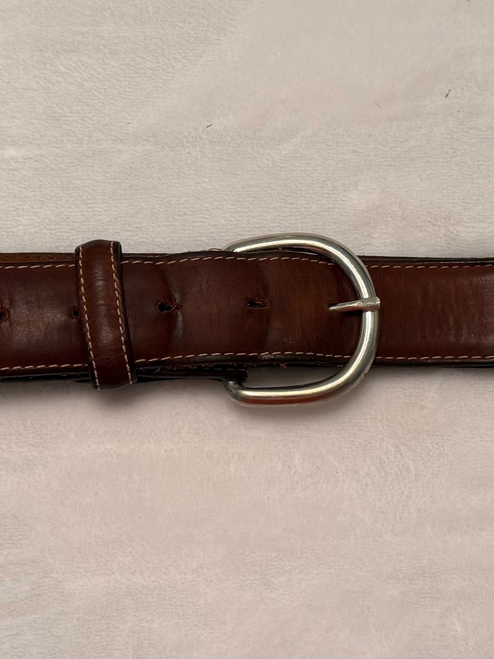 Silver Creek leather Belt Size 44